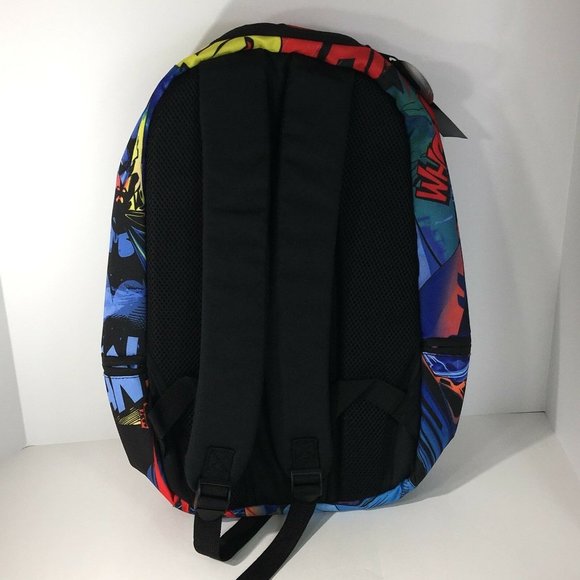 DC Comics Batman Backpack School Book Bag Travel Joker Harley Quinn Comic New - Picture 2 of 12